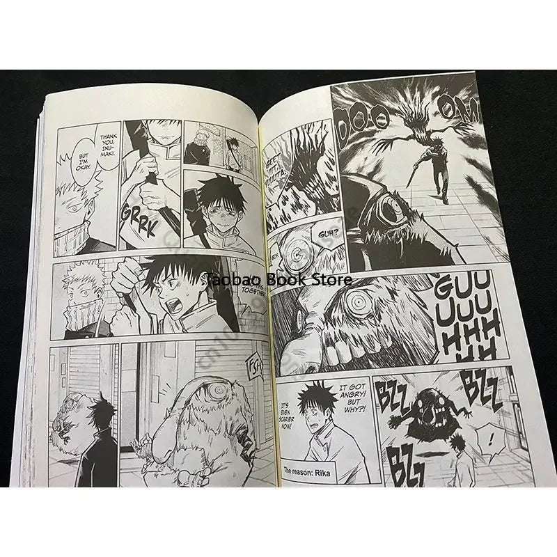 Manga Books Jujutsu Kaisen Japan 18 volume  Youth Teens Fantasy Science Mystery Suspense Manga Comic Book English