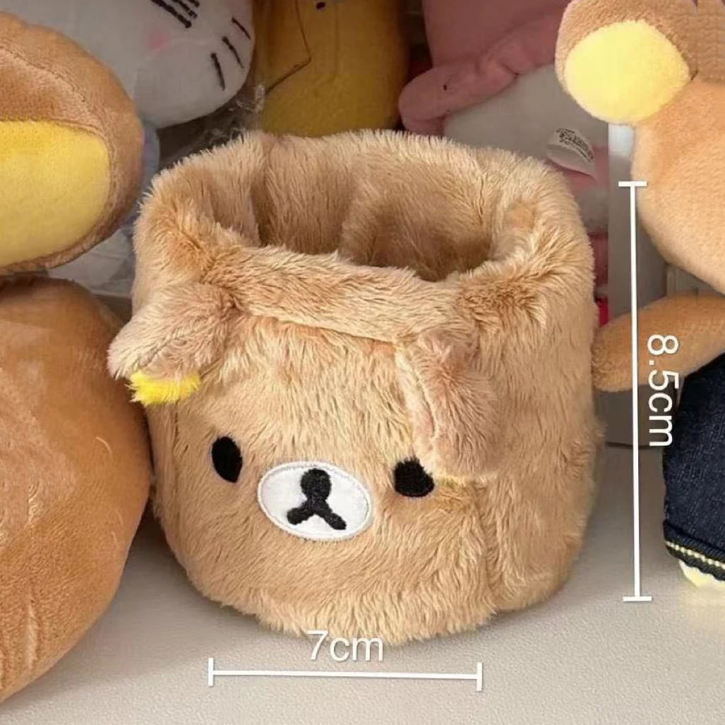 Plush Pencil & Cosmetic Holder