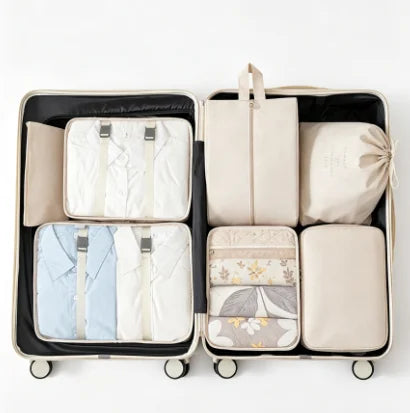 Portable Travel Packing Organizer Set