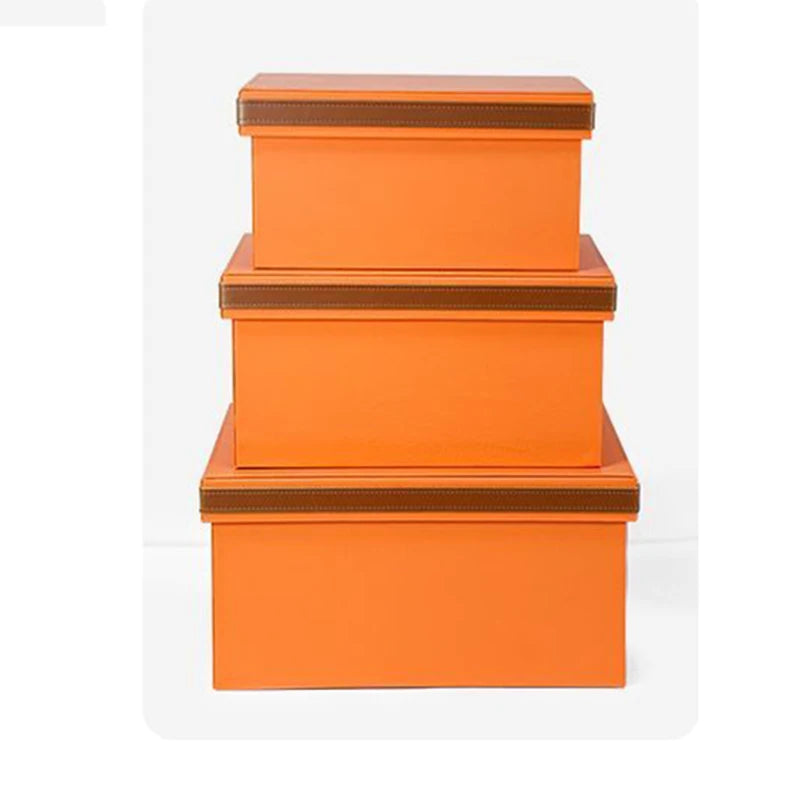 Lidded Wardrobe Storage Organizer Box
