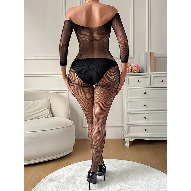 Lingerie For Sex Bodystocking Open Crotch Tights Sex Lace Lingerie Plus Size Bodysuit Lenceria Erotic Mujer Sexi Costumes