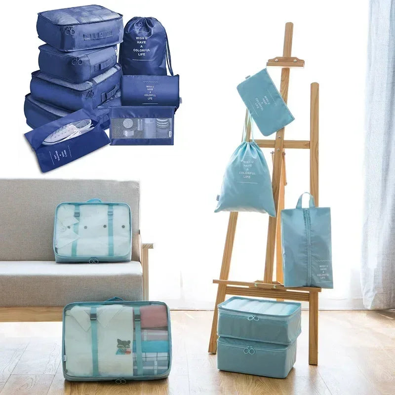 7-Piece Travel Luggage Organizer Set