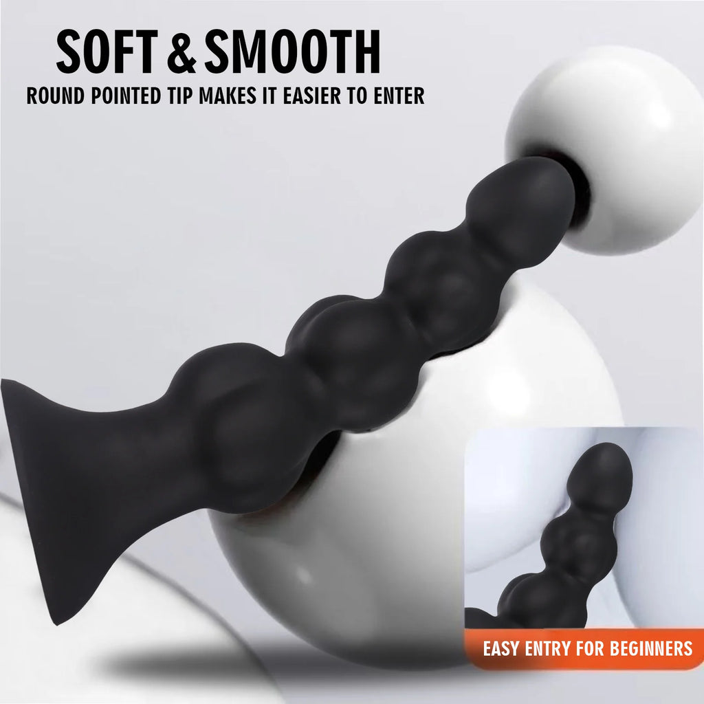 4-Ball Silicone Anal Bead & Plug
