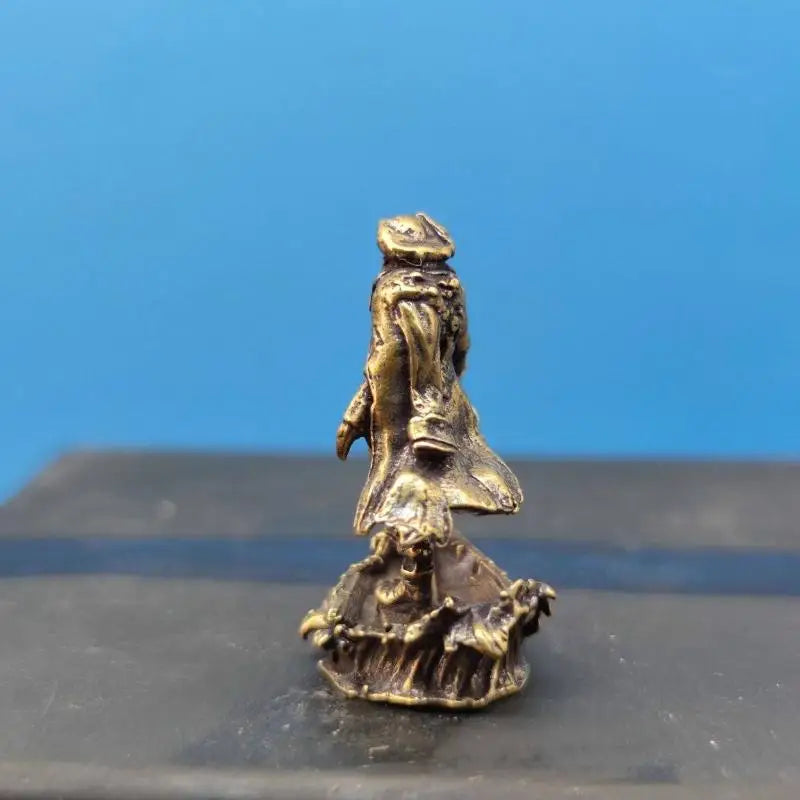 Brass Pirate Monster 1/64 Figurine Miniature Landscape Display Model Mini Figurines Ornaments