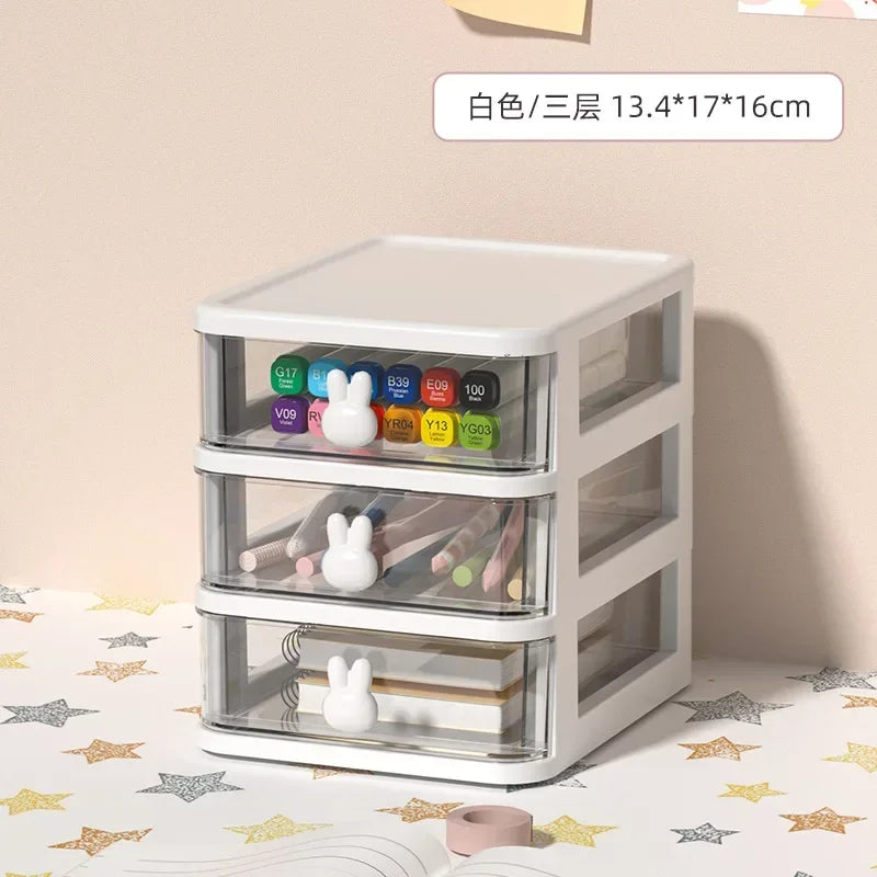 Clear 2–4 Tier Drawer Organizer