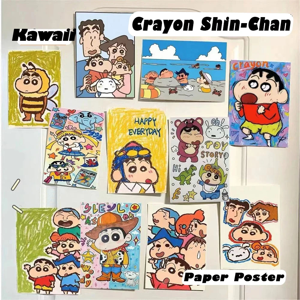 10-Piece Crayon Shin-Chan A4 Poster Set