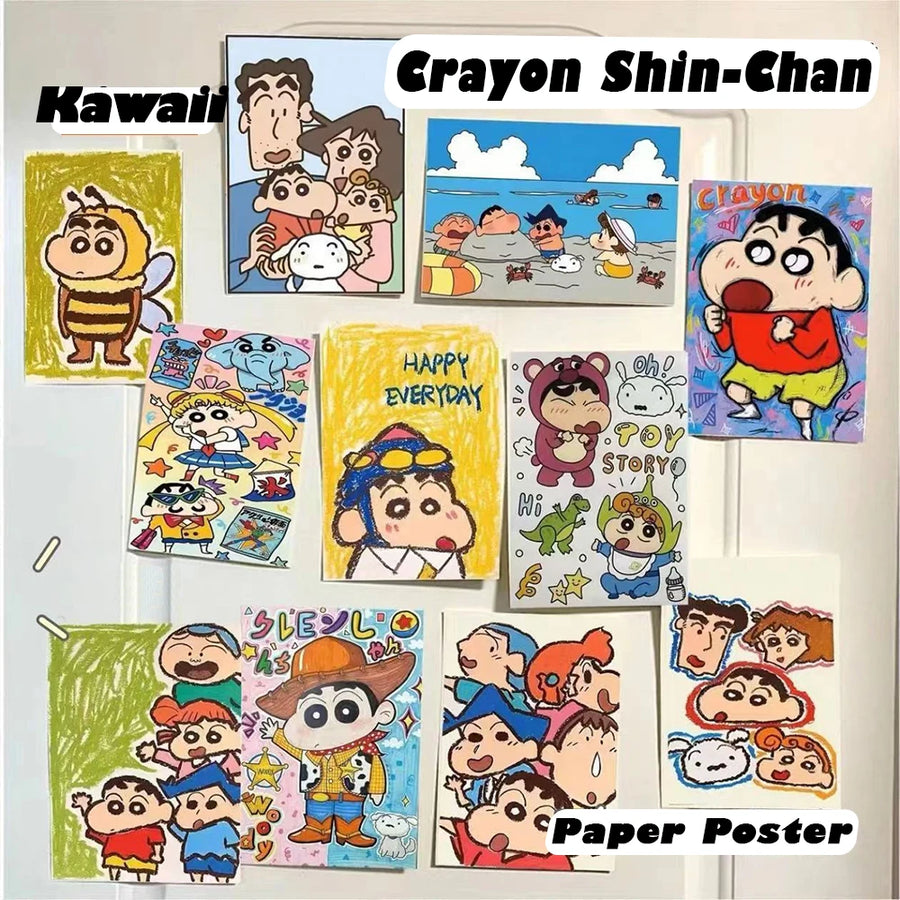 10-Piece Crayon Shin-Chan A4 Poster Set