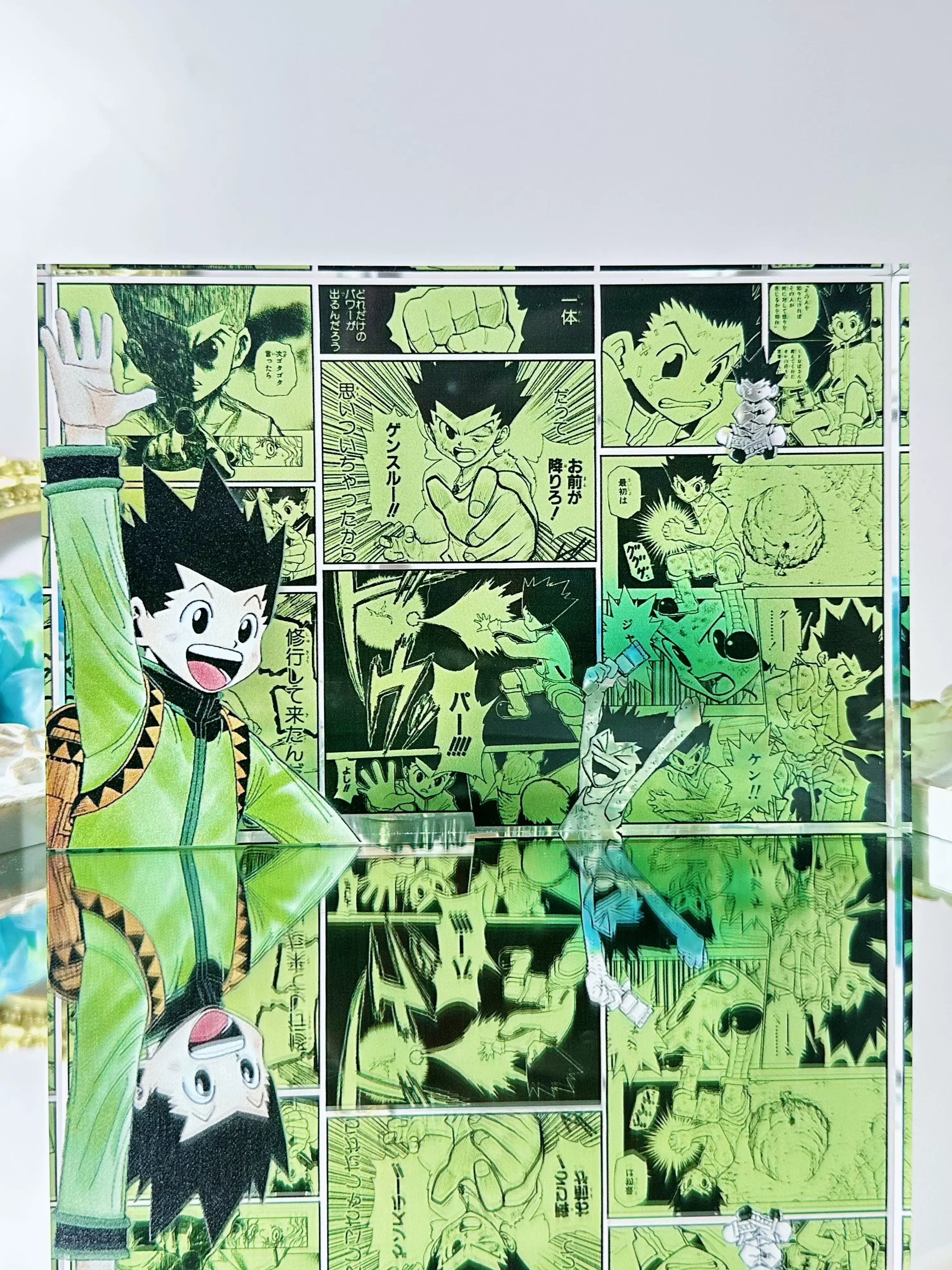 HUNTER×HUNTER Acrylic Stand Block Hisoka GON FREECSS Killua Zoldyck Anime HOBBY Goods Gift Animation Derivatives