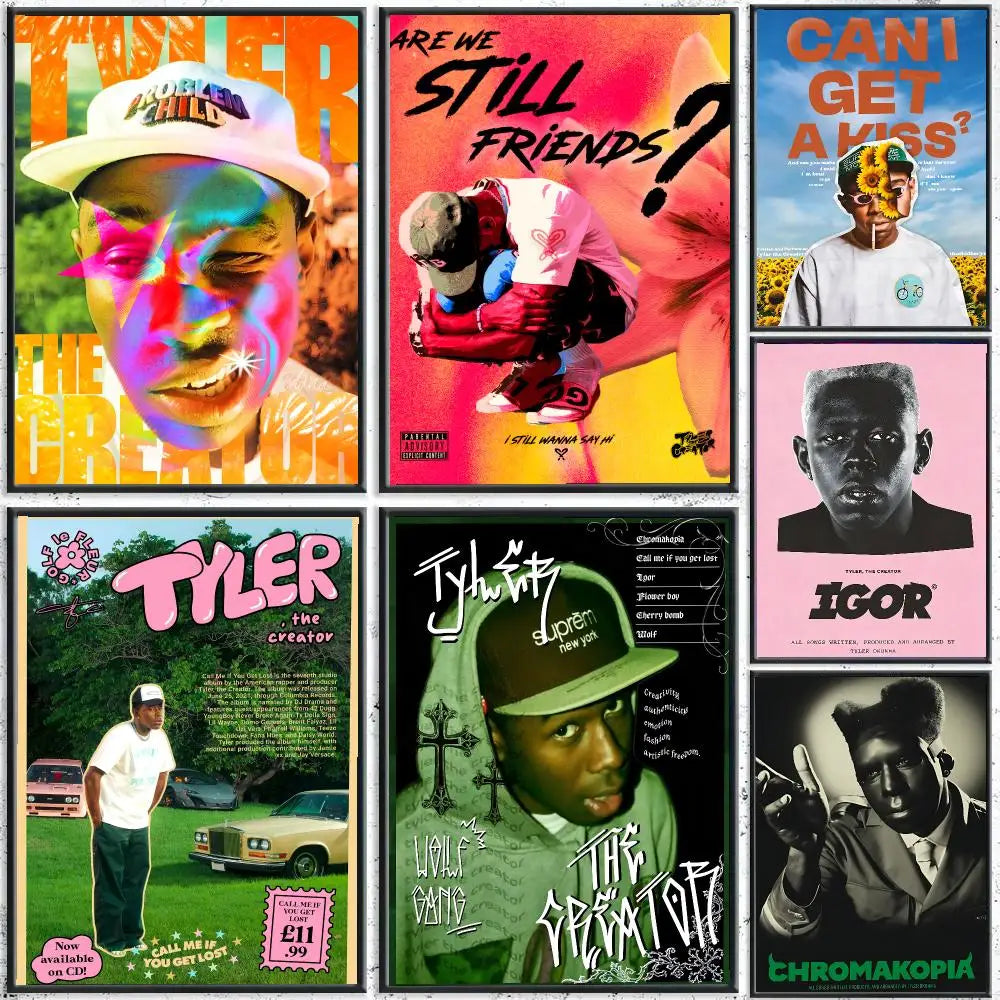 Tyler, The Creator Retro Wall Art Poster