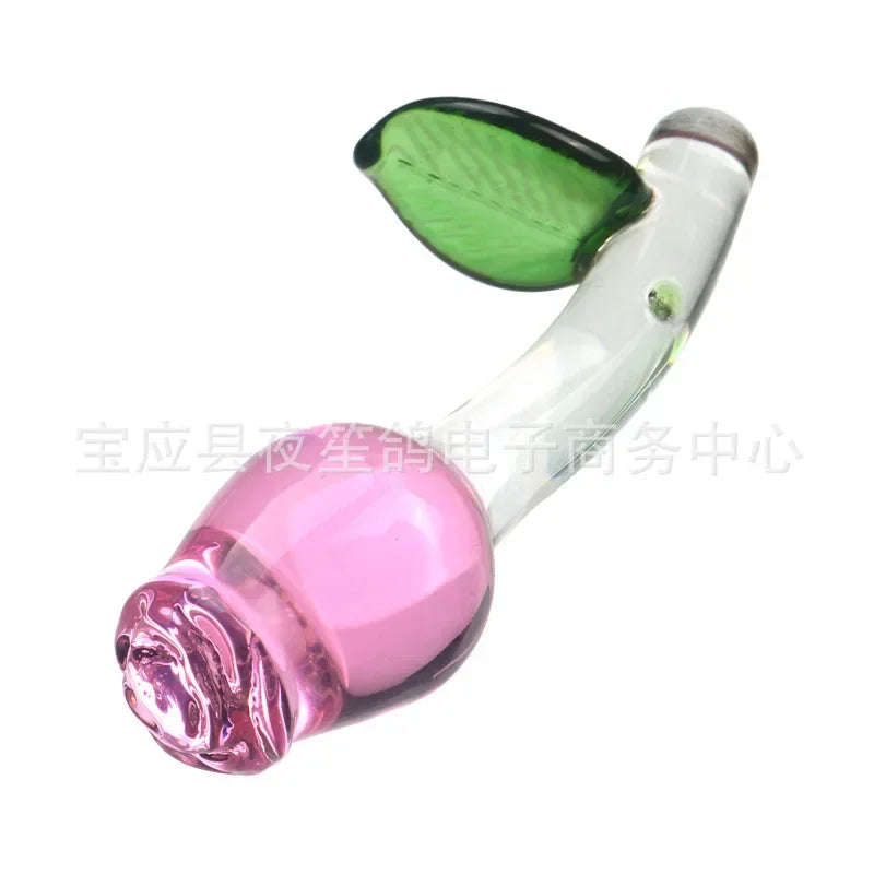 Crystal Glass Anal Bead & Plug