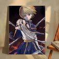 Animation H-Hunter x Hunter Poster  Self-adhesive Art Waterproof Paper Sticker Coffee House Bar Room Wall Decor