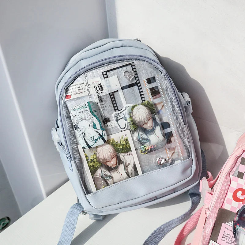 Kawaii Mini Transparent Ita Backpack