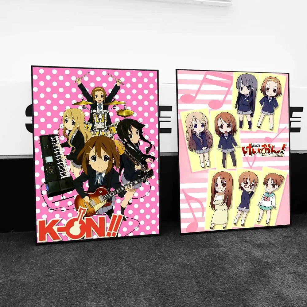 K-ON! Pink Waterproof Anime Wall Poster