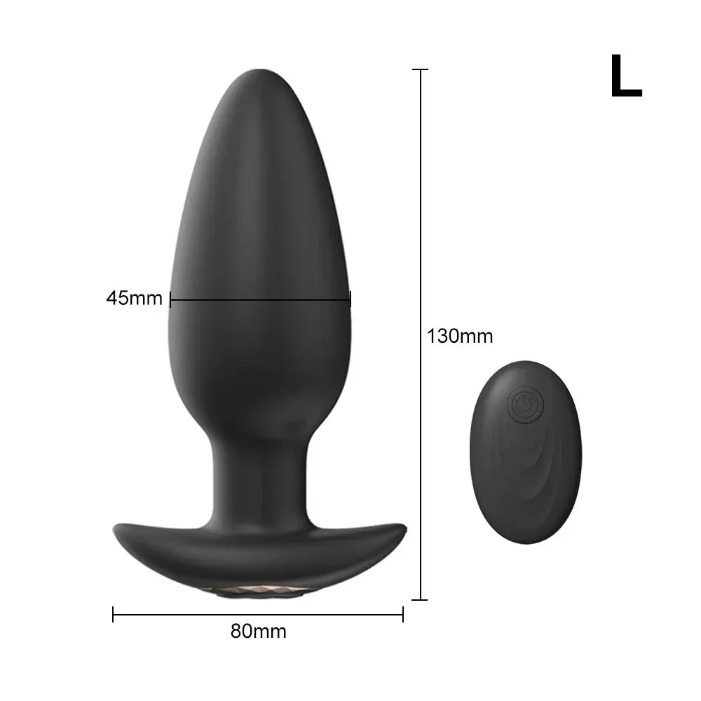 Wireless Remote Vibrating Anal Plug