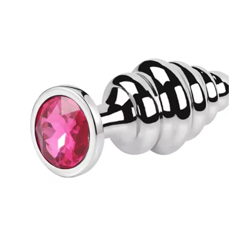 Crystal Stainless Steel Anal Plug