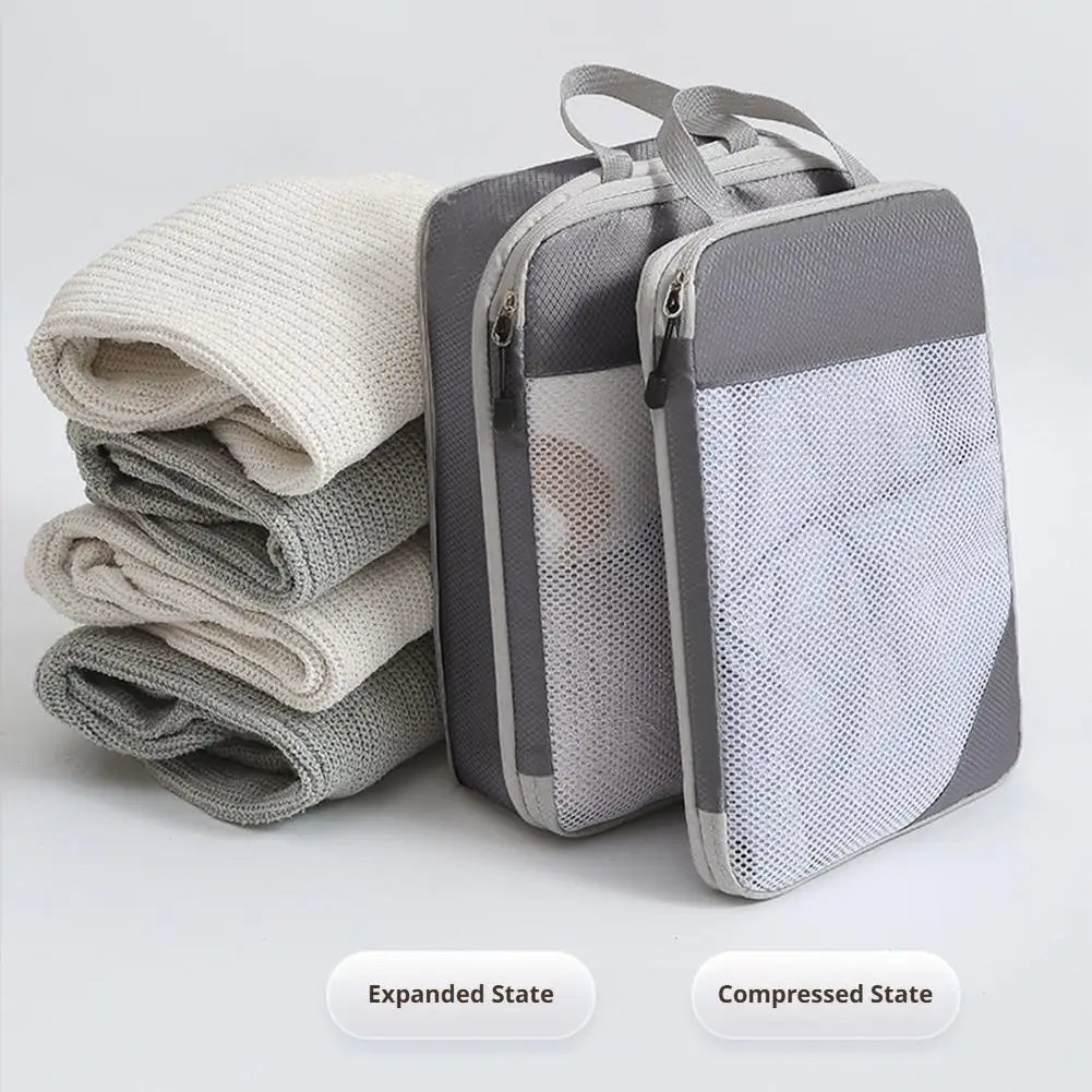 3-Piece Travel Compression Packing Cube Set