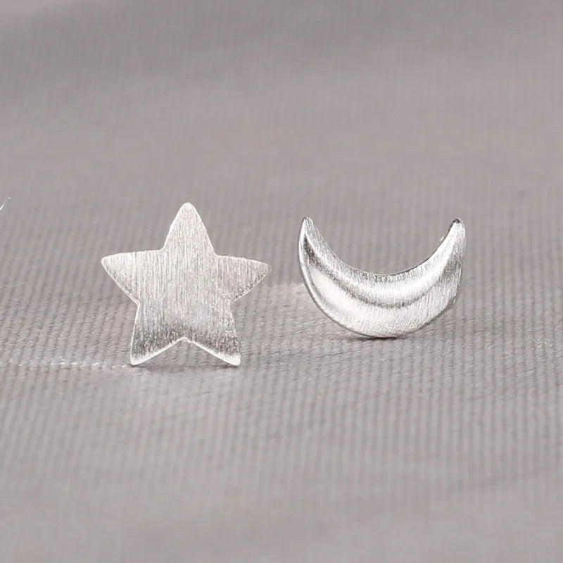 925 Silver-Needle Mini Stud Earring Set