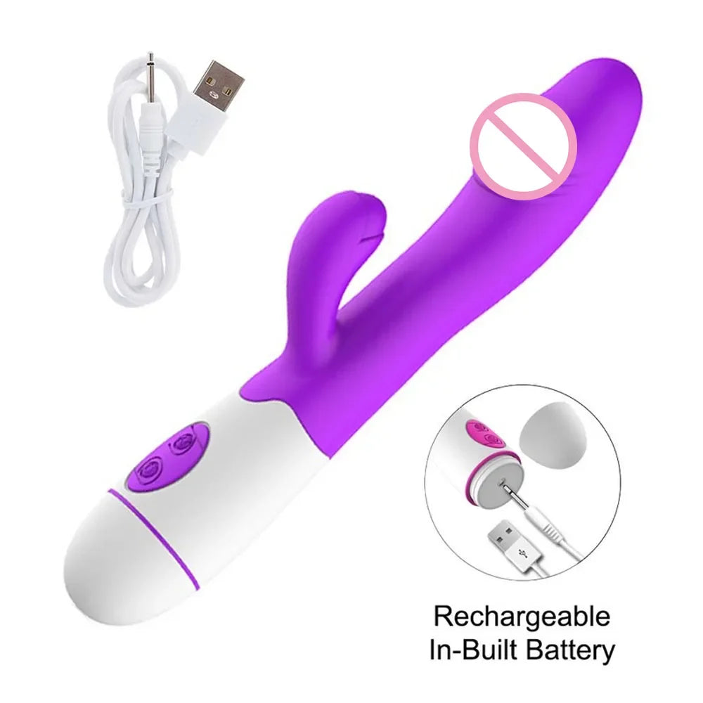 Rotating & Thrusting Rabbit Vibrator