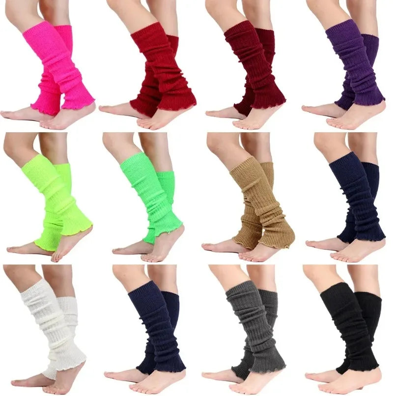 Gothic Thermal Knee-High Boot Cuff Leg Warmers