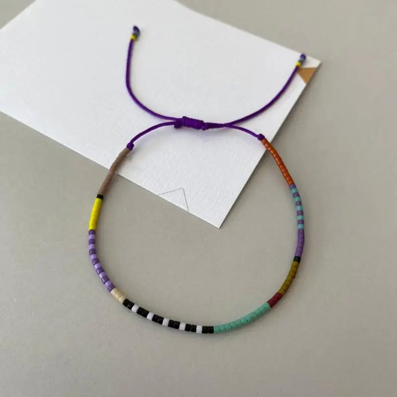 Colorful Handmade Beaded Bracelet