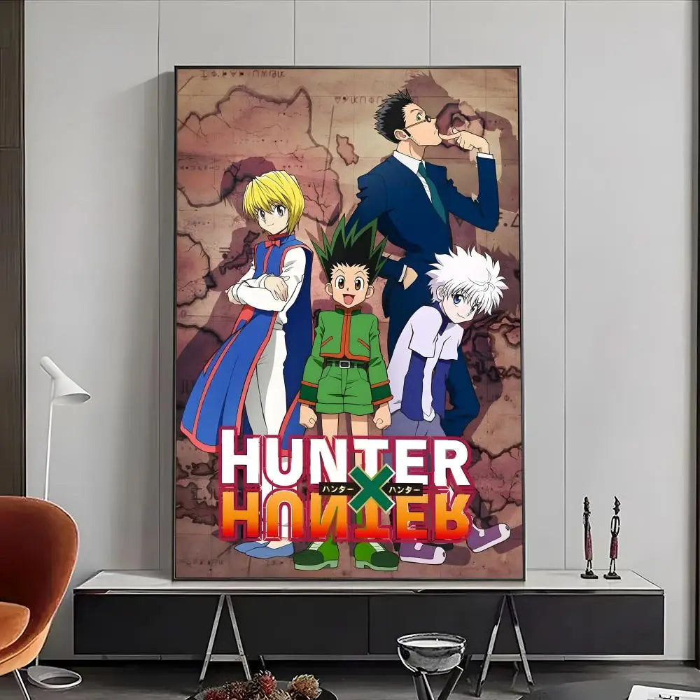 H-Hunter × Hunter Poster High-Definition Posters, Wall Art for Living Room and Home Decor.