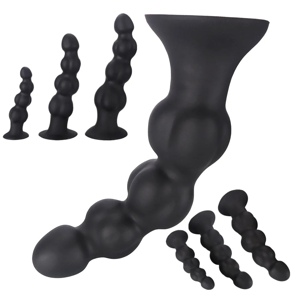 4-Ball Silicone Anal Bead & Plug
