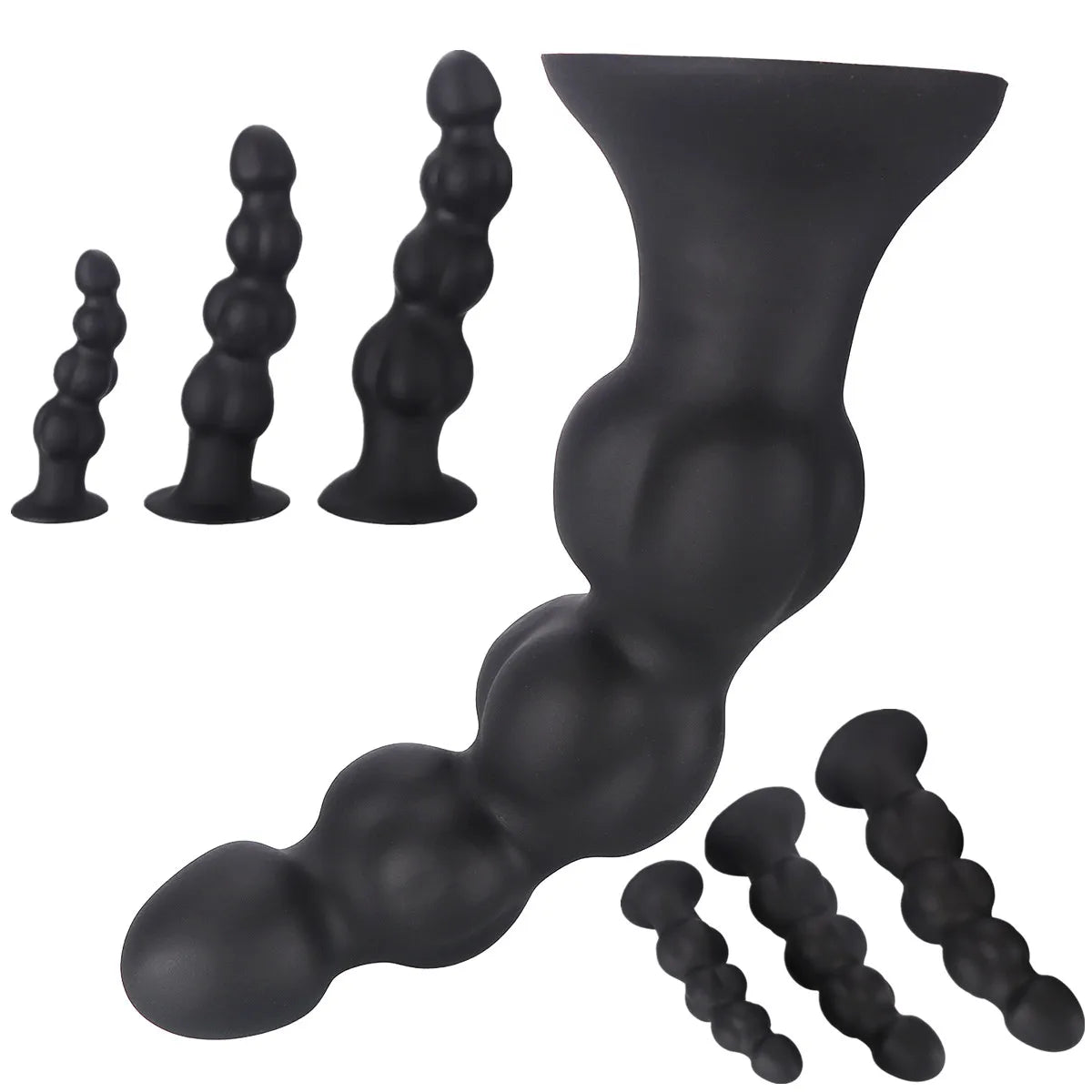4-Ball Silicone Anal Bead & Plug