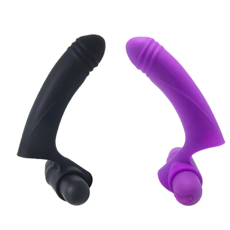 Rechargeable Curved Silicone Prostate Massager