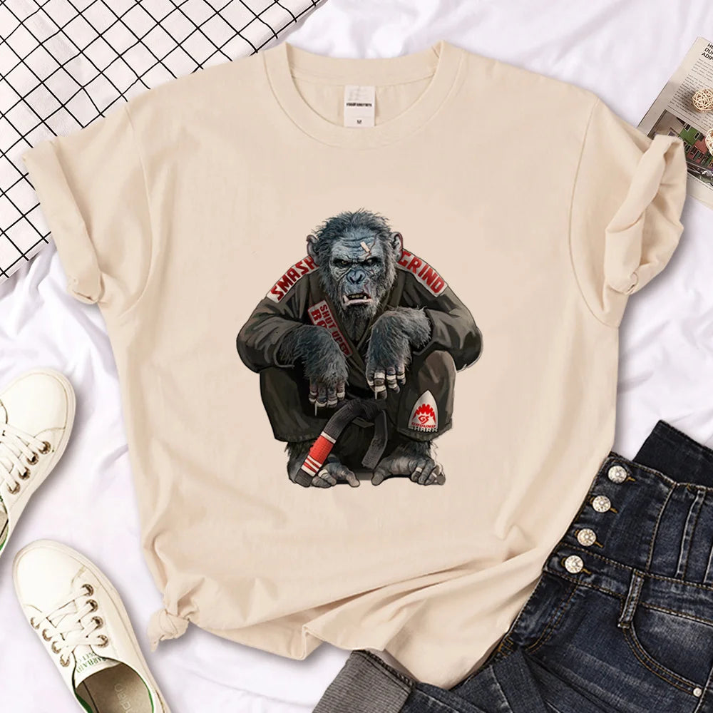 Jiu Jitsu t-shirts women streetwear t-shirts female funny graphic clothes