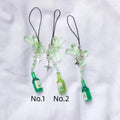 Y2K Green Soju-inspired Phone Charms | Cute & Adorable Original Green Soju Phone Charms | Soju-bottle Accessory