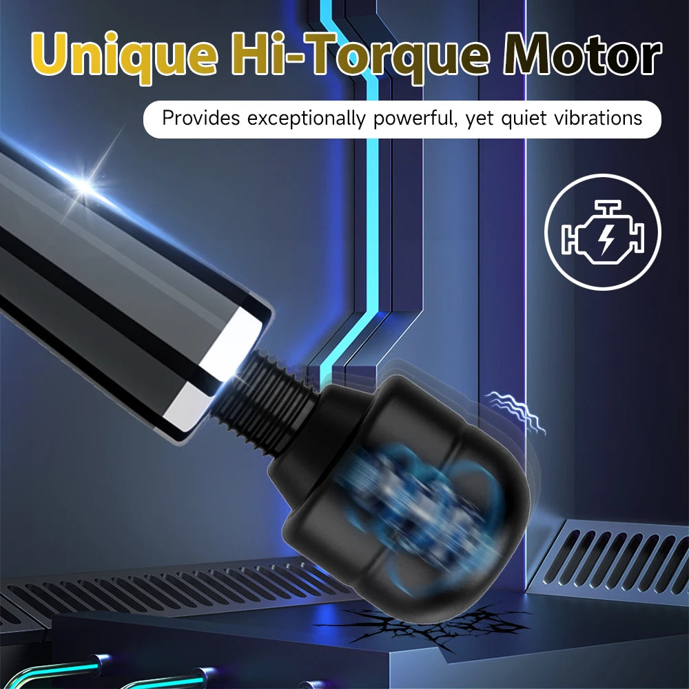 10-Speed Handheld Vibration Body Massager
