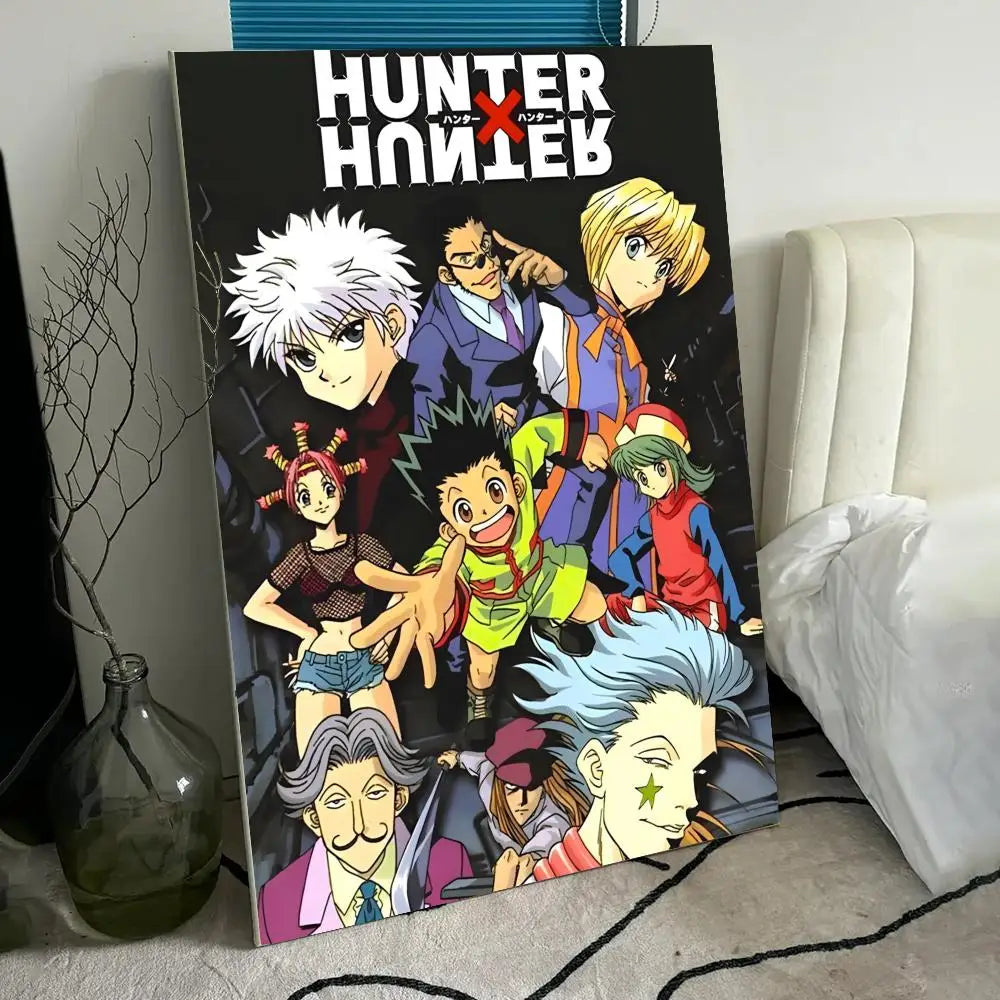 Anime H-HUNTERXHUNTER Poster Wall art print art suitable for living room bedroom bar parlor home decor gift