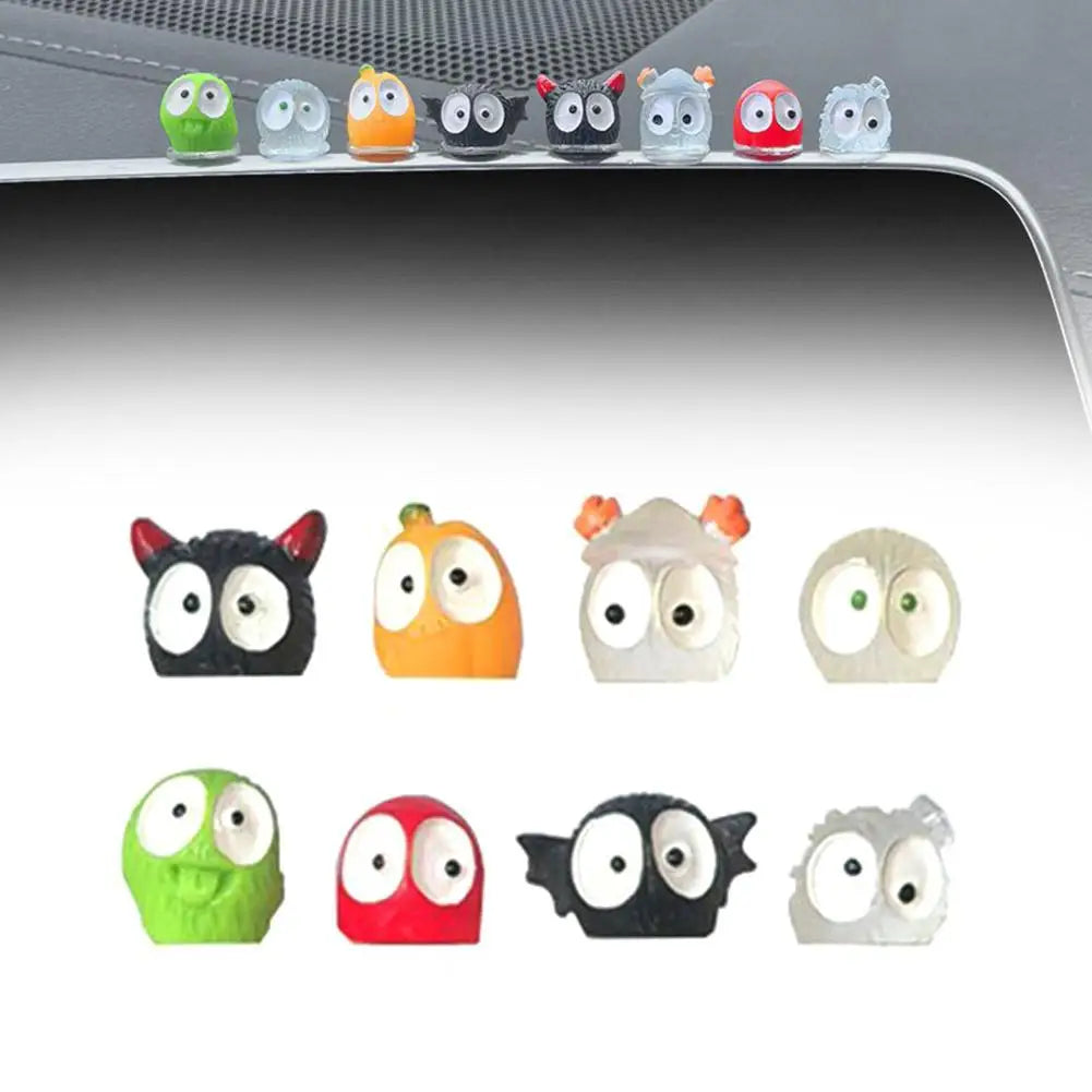 6/8-Piece Kawaii Mini Car & Desk Figurine Set