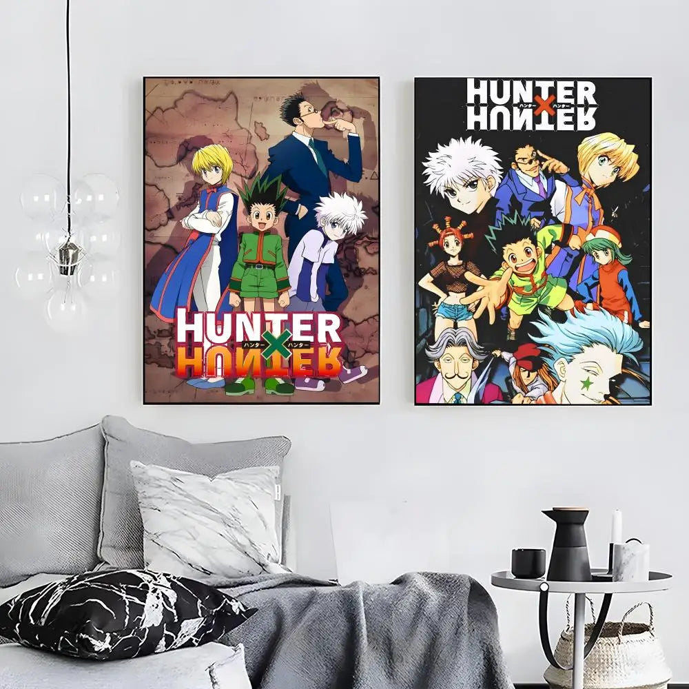 Anime H-Hunter x Hunter Poster Wall art print art suitable for living room bedroom bar parlor home decoration gift