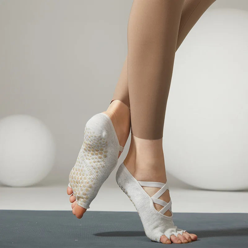 Women's Non-Slip Toeless Yoga & Pilates Socks