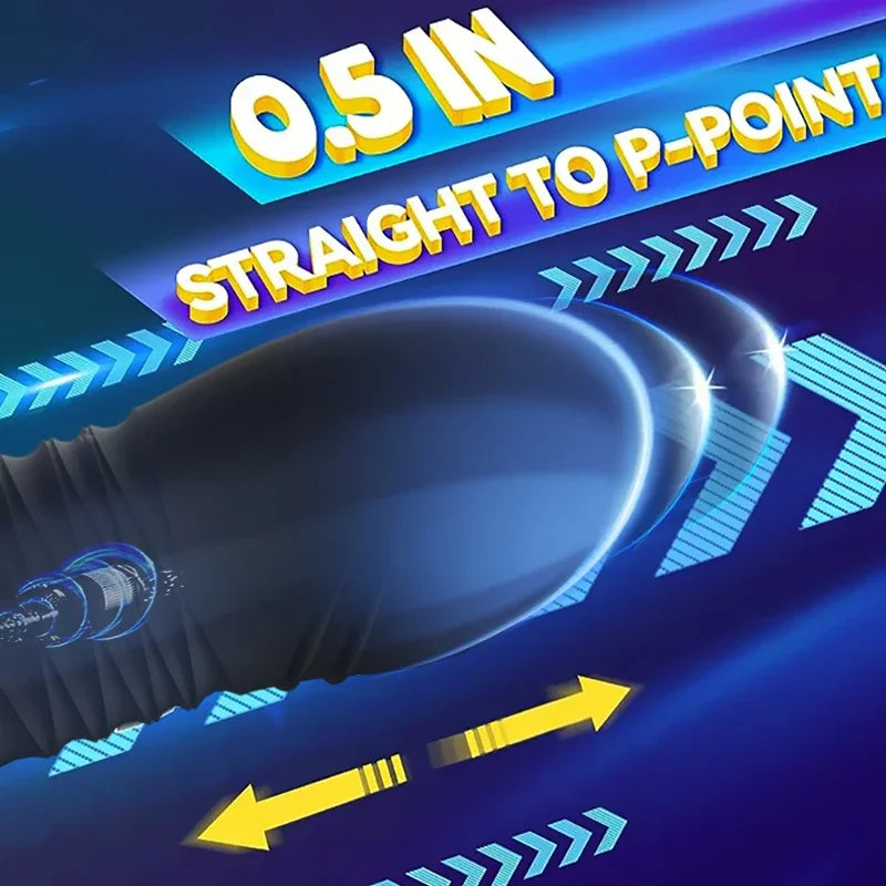 Thrusting Prostate Massager with Ring