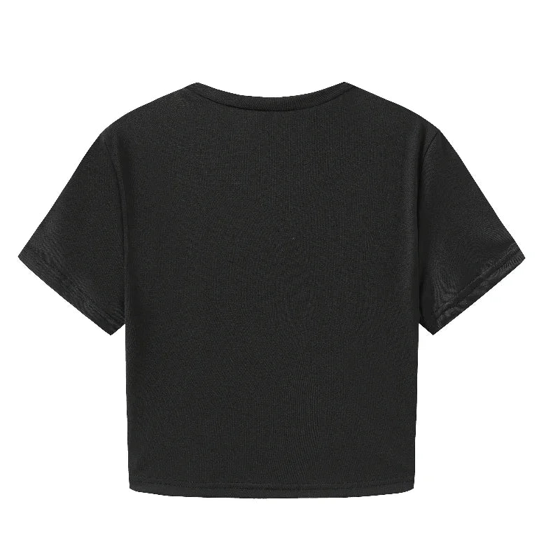 Punk Gothic Graphic Y2K Baby Tee
