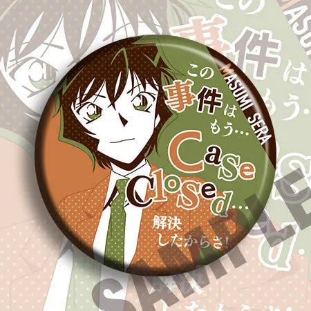 Detective Conan Anime Badge Pin & Keychain