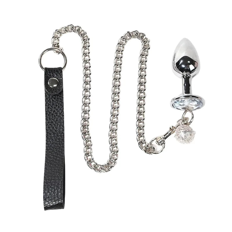Stainless Steel Bell Chain Anal Plug