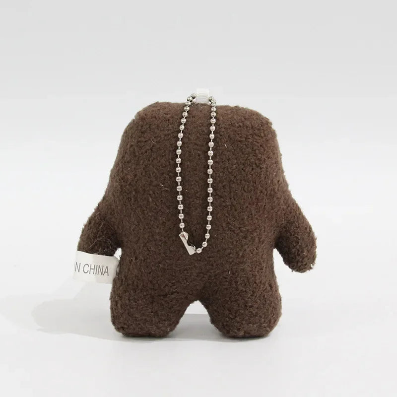 Cute Brown Plush Keychain & Bag Charm