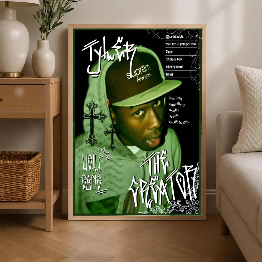 Tyler, The Creator Retro Wall Art Poster