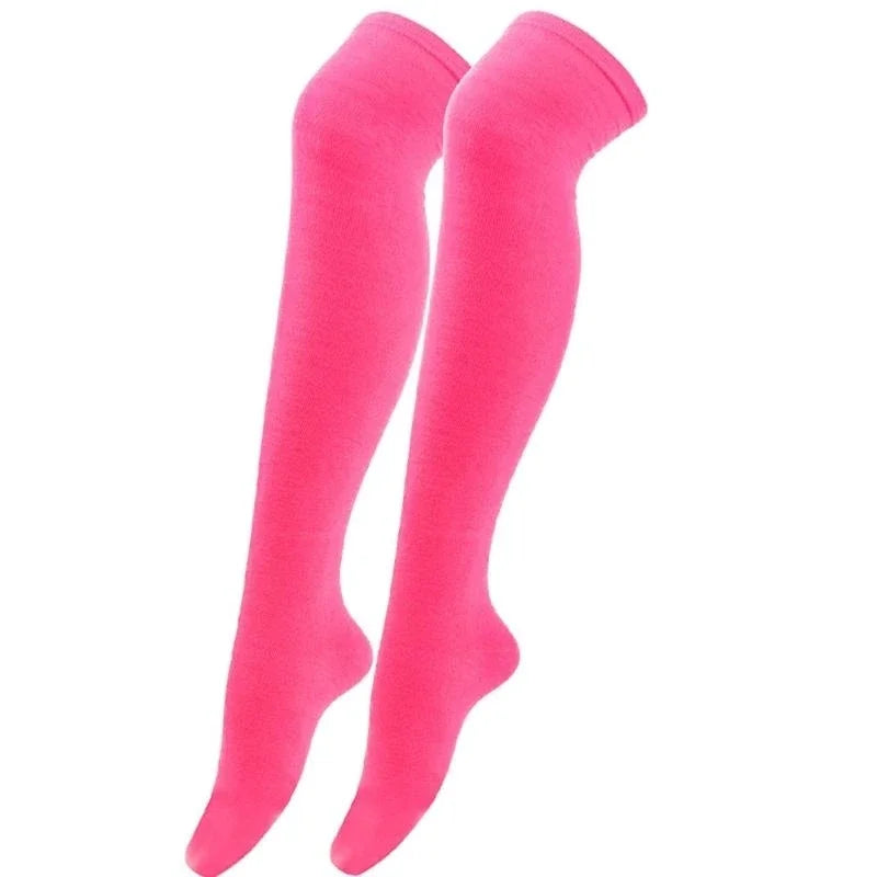 Womens Thigh High Socks Knee Highs Women Girls Slouchy Boot Socks Over Knee Sock 15UB