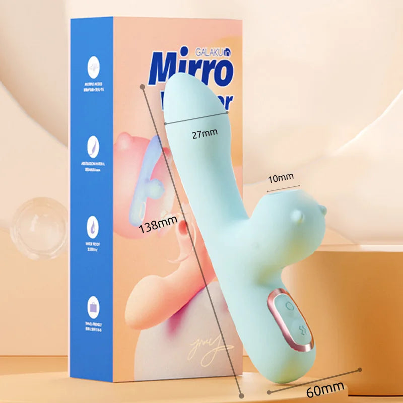 Rabbit Vibrator with Clitoral Suction