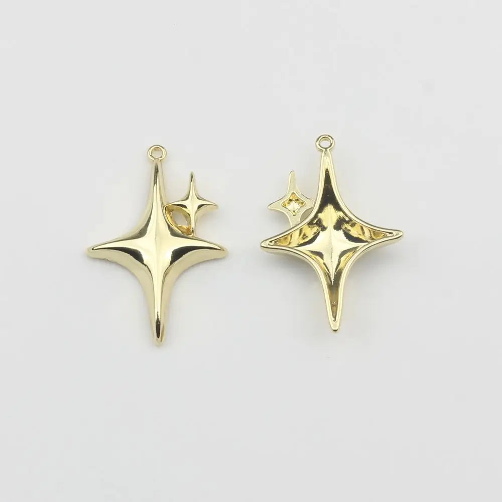 Black Heart, Cross & Star DIY Jewelry Charms