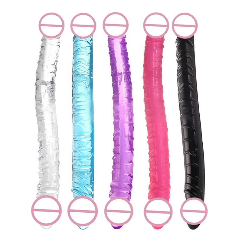 Sexy Toys Both Ends Dildo For Women Vaginal Plugs Prostate Massager Masturbators Adult Supplies Anal Dilator Exotic Accessories