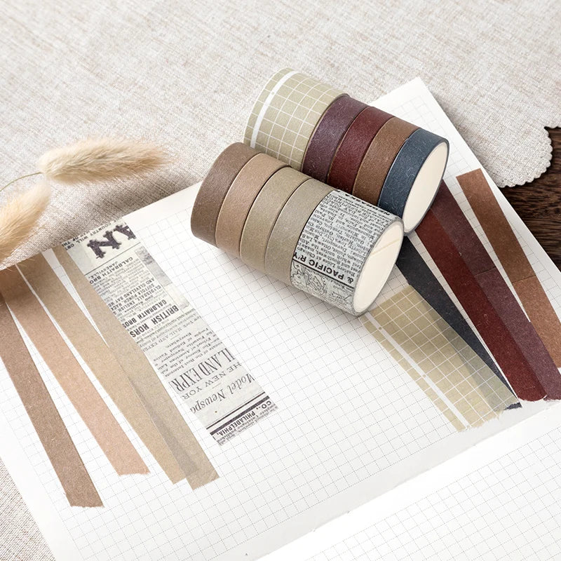 10-Roll Kawaii Washi Tape Set