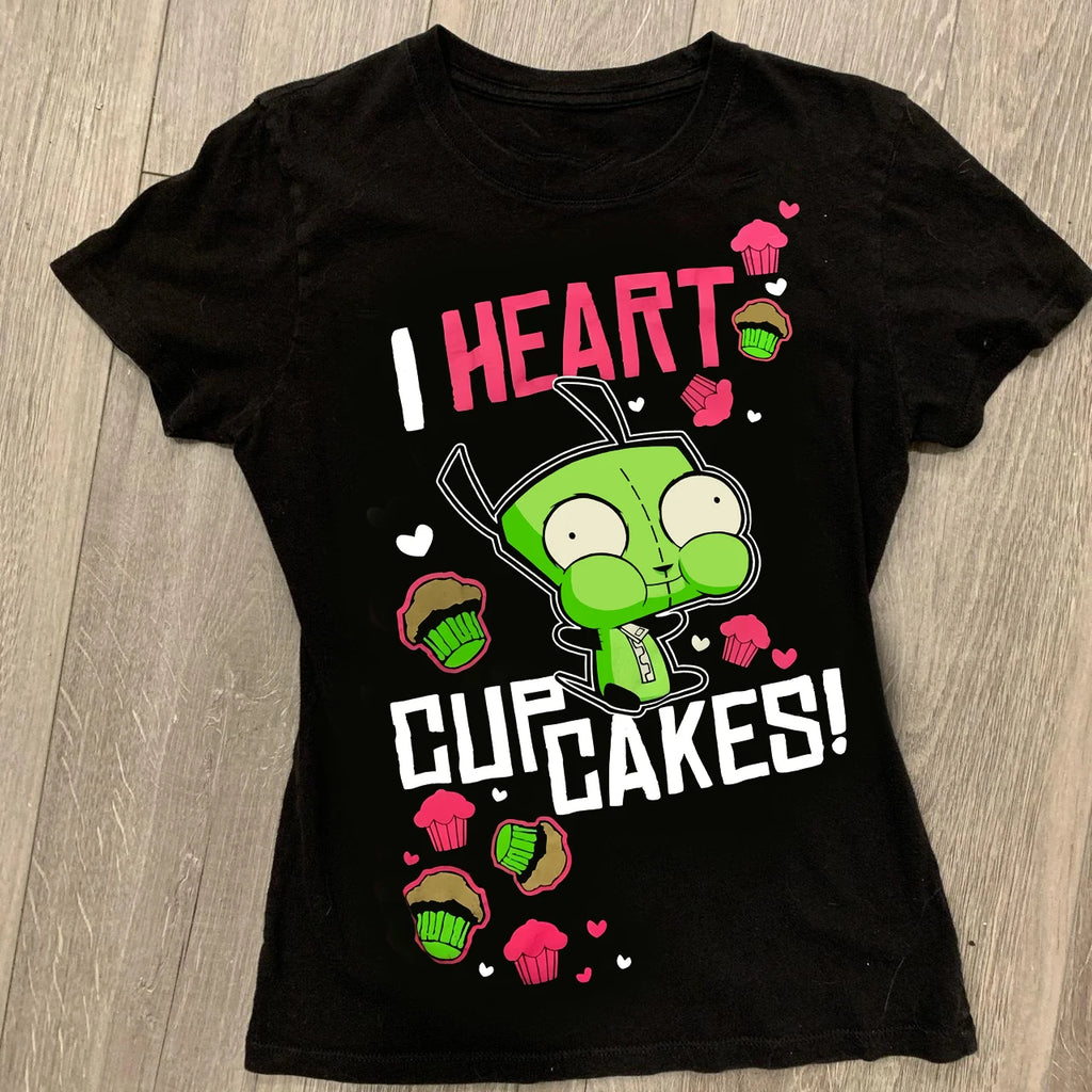 Punk Gothic Graphic Y2K Baby Tee