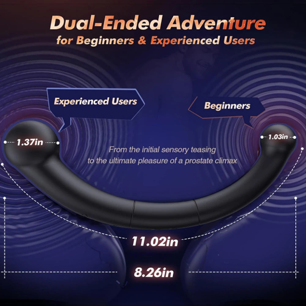 Double-Ended 10-Mode Vibrating Massager