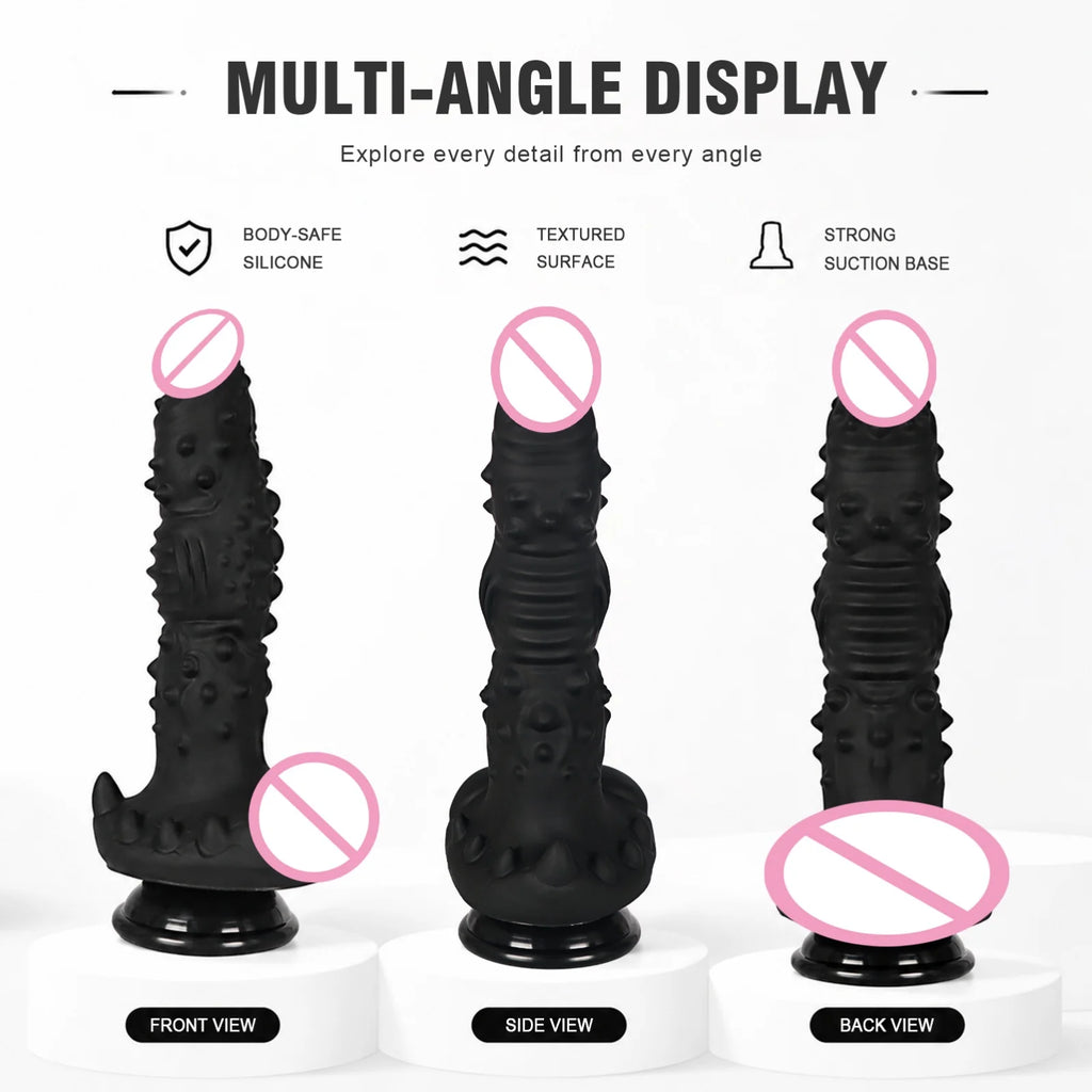 Dog Knot Dildo Monster Dildo Masturbation Big Penis Adult Sex Toys For Women Men Gay G-Spot Particle Massager Silicone Anal Plug
