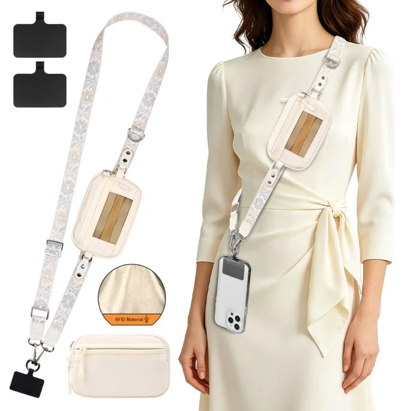 Nylon Mini Travel Crossbody Pouch